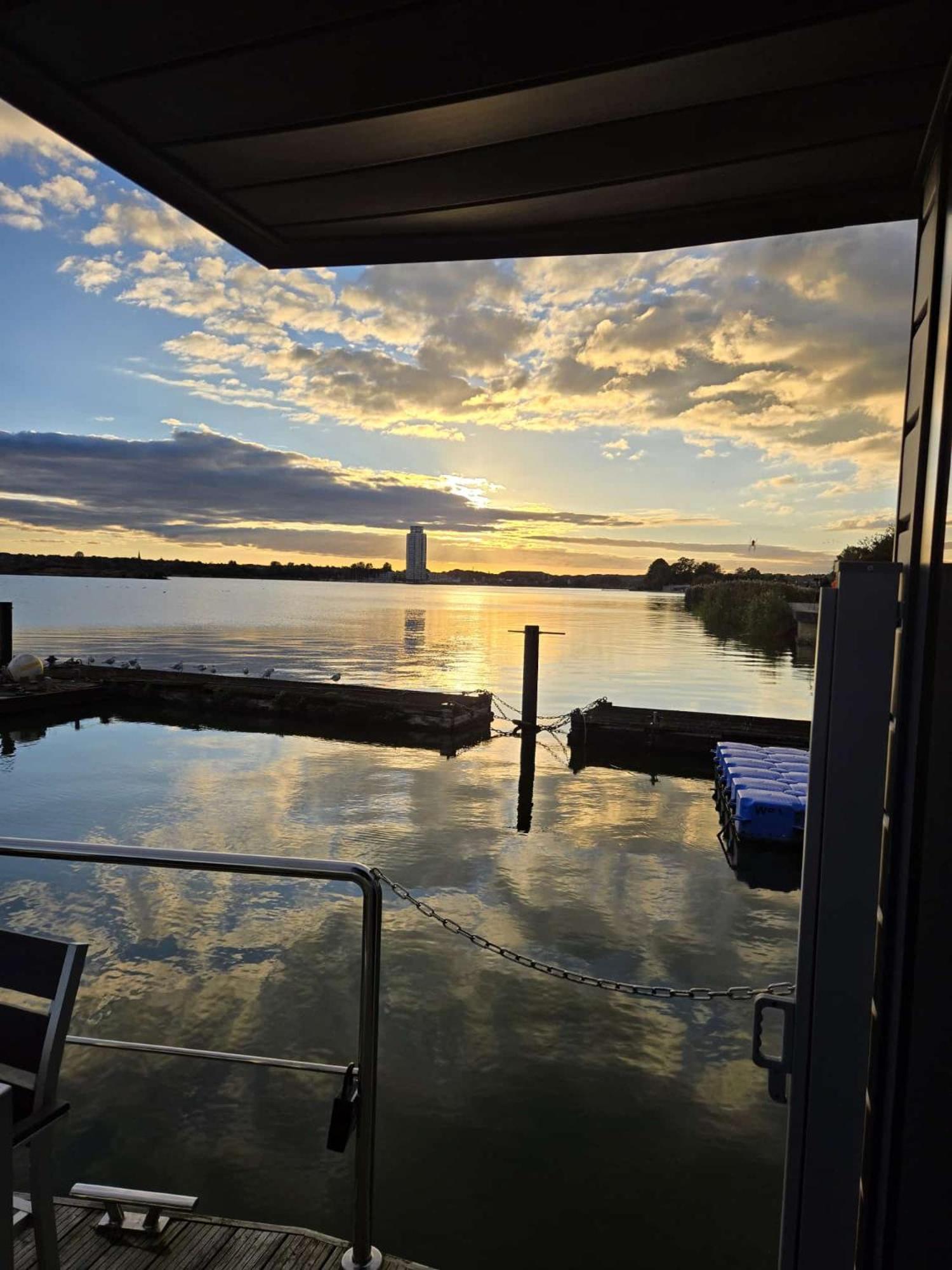 Ostsee Hausboot Schleswig Ostseeblick 1 Exteriör bild